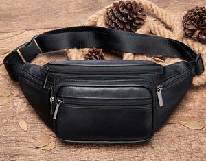Genuine Leather Unisex Fanny Pack / Waist Bag