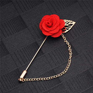 Flower Lapel Suit Pin