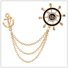 Charger l&#39;image dans la galerie, Anchor Chain Brooches
