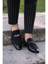 Load image into Gallery viewer, Lance Black Leather Loafers
