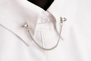Retro Shirt Collar Pin Chain