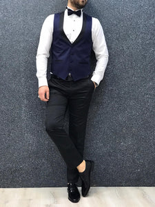 Noah Blue Vested Tuxedo  (Wedding Edition)