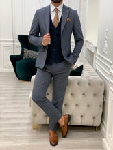 Load image into Gallery viewer, Phil Slim Fit Navy Blue Suit
