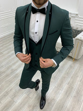 Laden Sie das Bild in den Galerie-Viewer, Harringate Slim Fit Green Theme Tuxedo
