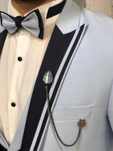 Load image into Gallery viewer, Noah Ice Blue Vested Tuxedo   (Wedding Edition)
