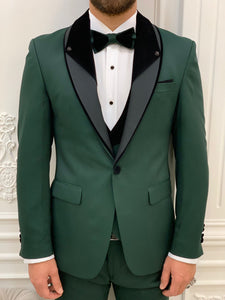 Harringate Slim Fit Green Tuxedo