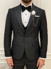 Load image into Gallery viewer, Dale Slim Fit Black Tuxedo (Grooms Collection)
