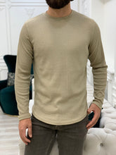 Load image into Gallery viewer, Barnes Slim Fit Lightwear Cream Knitwear
