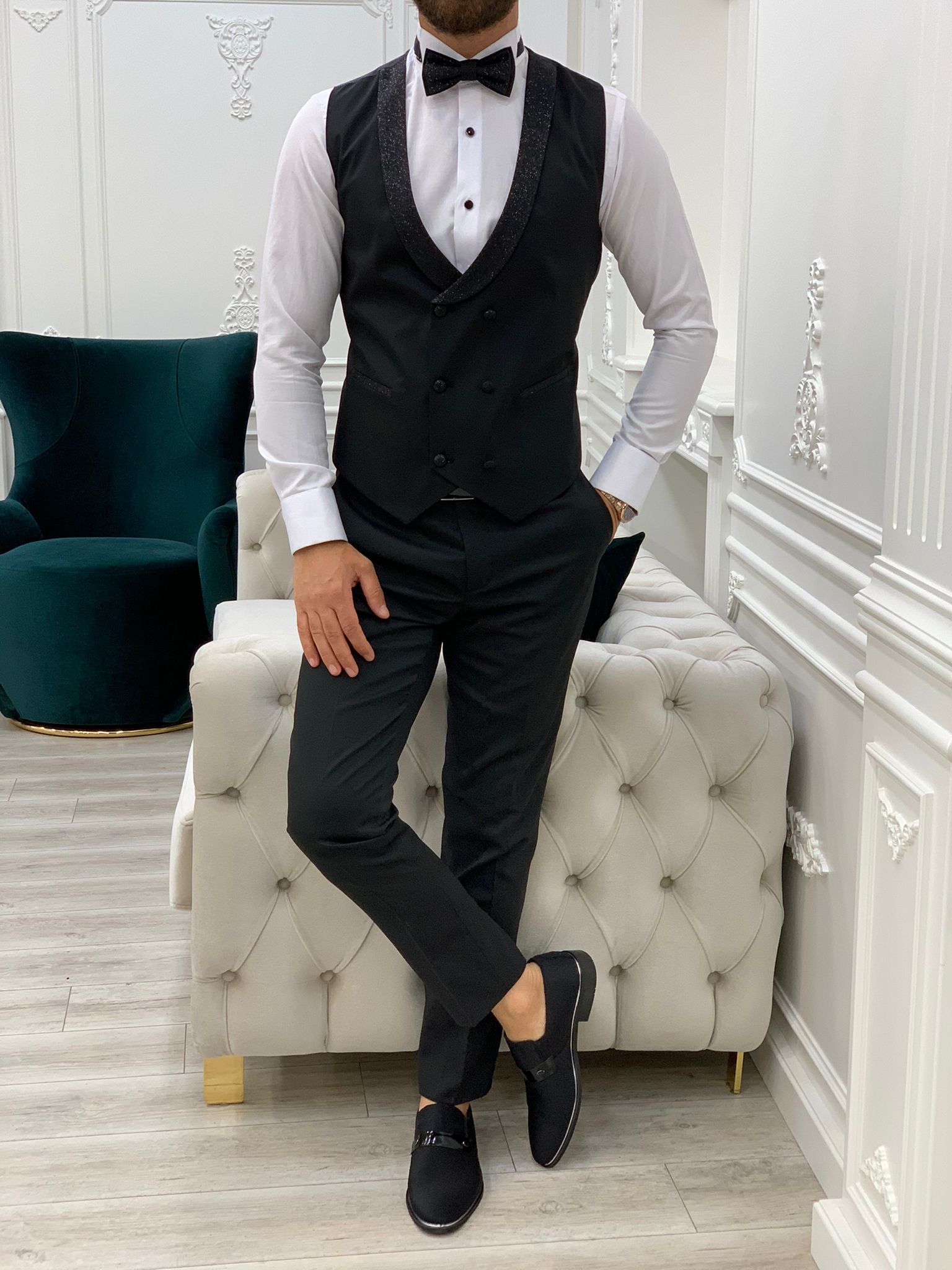 Vince Double Lapel Slim Fit Wedding/Groom Tuxedo – MenSuitsPage