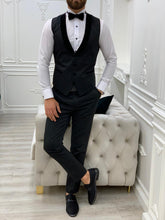 Load image into Gallery viewer, Vince Slim Fit Black Wedding Collection Tuxedo
