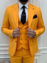 Load image into Gallery viewer, Dale Slim Fit Yellow Suit
