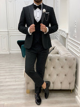 이미지를 갤러리 뷰어에 로드 , Dale Slim Fit Black Tuxedo (Grooms Collection)
