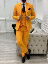 이미지를 갤러리 뷰어에 로드 , Dale Slim Fit Yellow Suit
