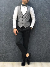 Load image into Gallery viewer, Verno Grey Slim Fit Tuxedo
