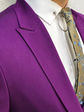 Load image into Gallery viewer, Verno Fuschia Slim Fit Suit
