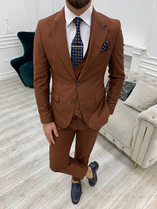 Dale Slim Fit Tile Suit
